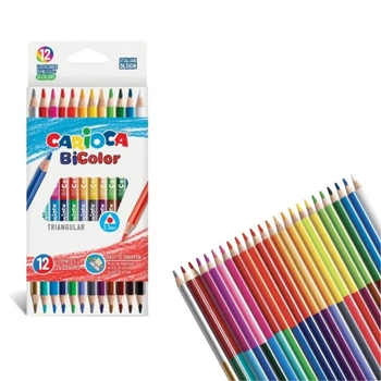 Олівці 12 штук BI-COLOR двоколірні 24 кольори, 42991