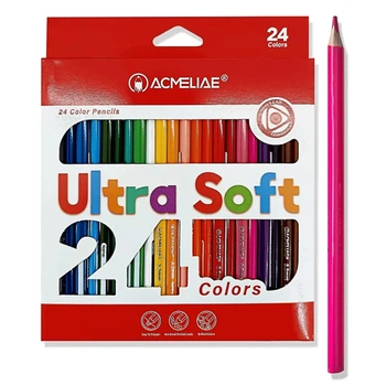 Набір кольорових олівців Acmeliae Super Soft 24 кольори, 43055