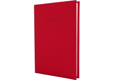 Щоденник датований Satin червоний А5 (E21612-03)