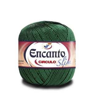 5398 ENCANTO SLIM пряжа (100% віскоза, 100гр. 240м ), зелений
