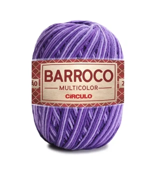 9563 BARROCO MULTICO пряжа (100% бавовна, 200гр. 226м), різнокольоровий