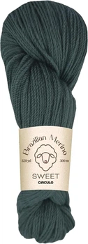 5007 BRAZILIAN MERINO SWEET пряжа (100% меринос .100г .300 м ), зелений