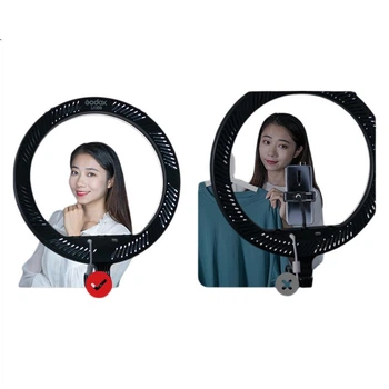 Godox LR120/LR150 Кільце заповнююче світло Пряма трансляція Підсвічування очей Макіяж М'яке світло Світлодіодне Зовнішнє Інфлюенсер Ведучий Мобільне Пряме Б'юті Світло Лампа для Макіяжу