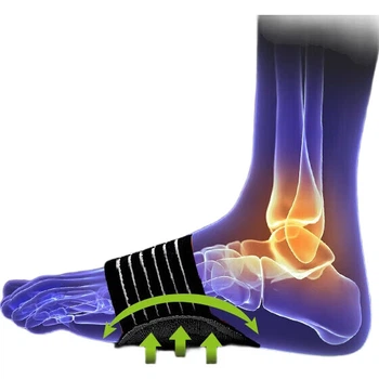 Стельки FOOTOPPO для поддержки свода стопы, подушечки для плоскостопия, спортивные поддерживающие стельки, утолщенные подушечки для стопы.