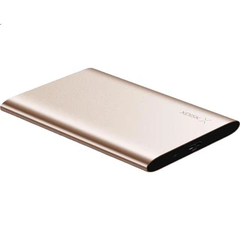 Портативный жесткий диск Xiaopan (XDISK) 500 ГБ USB 3.0 серии X, 2,5 дюйма, цвет розовое золото, ультратонкий, цельнометаллический, высокоскоростной, для резервного копирования файлов и данных, стабильный и долговечный.