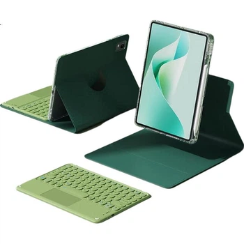 Чехол BOW Hangshi HC039 для планшета Huawei MatePad Air 12 дюймов, умный магнитный съемный чехол со слотом для стилуса, универсальный, темно-зеленый (12 дюймов).
