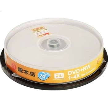 Zhuomuniao DVD+RW стираемые/многоразовые/чистые диски/диски со скоростью 1-4x, 4,7 ГБ, шпиндель, 10 штук