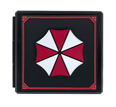 Кейс Resident Evil: Umbrella Corporation для хранения 12 картриджей Nintendo Switch 2 / Switch OLED / Switch Lite