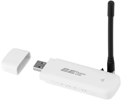 Мобильный маршрутизатор 2E PowerLink (MiFi-1 2024) LTE, Wi-Fi6, 1xUSB, 1xCRC9 белый.
