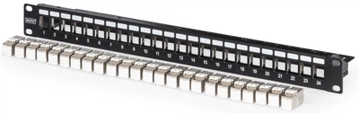 Патч-панель DIGITUS CАТ 6А STP, 19", 1U, 24 порта, модульная