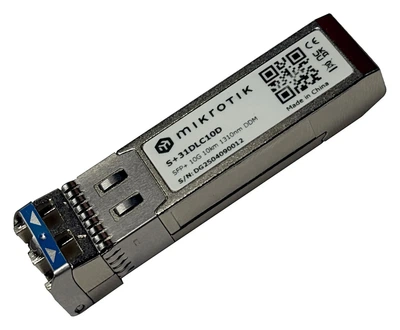 Трансивер MikroTik SFP+ 10G одномодовый 1310нм LC 10км