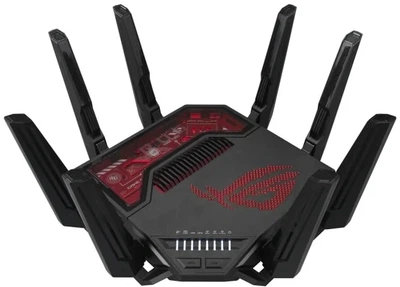 Маршрутизатор ASUS GT-BE19000 BE-19000 1x10GE LAN, 3x2.5GE LAN, 1x10GE WAN/LAN, 1x2.5GE WAN/LAN, 1xUSB3.2, 1xUSB2.0, MESH.