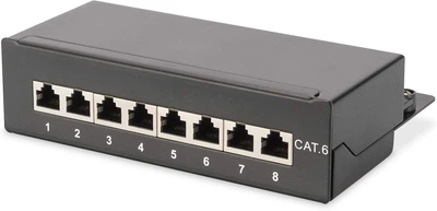 Патч-панель DIGITUS САТ 6 STP, настольная, 8 портов, собранная