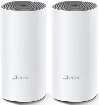 Система WiFi-Mesh TP-LINK Deco E4 AC1200, 2xFE LAN/WAN, 2 модуля