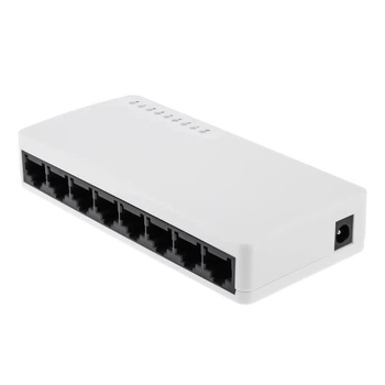 Сетевой коммутатор GreenVision GV-002-H-08P на 8 портов 10/100 Мбит/с