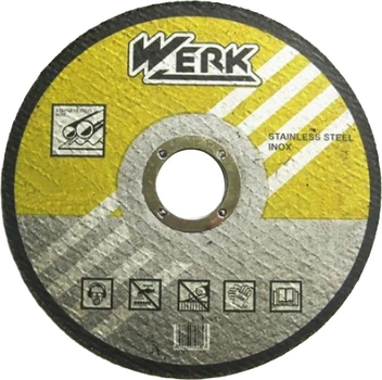 Отрезной круг по металлу и нержавеющей стали 125х1,0х22,2 WERK (WE201104/4131706) (34006)