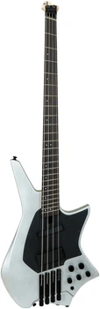 Безголова бас-гітара HILS HZB4 S/SV (Satin Silver)