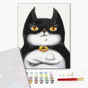 Котик Бэтмен ©Марианна Пащук