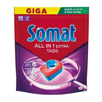 Таблетки для посудомийних машин безфосфатні Somat All in 1 Extra 85 шт. (9000101809961)