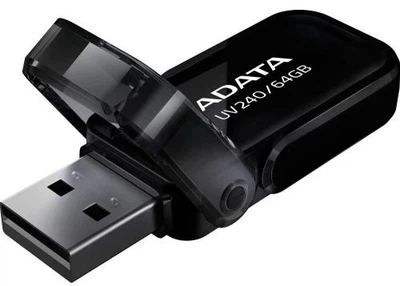 Флеш накопитель USB 64Gb UV240, Black ADATA (teh0034176)