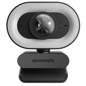 Веб-камера CAM PLUS-FHD-2M60-LIGHT, Black, 1920x1080 / 60 fps, 1/3” CMOS Streamplify (teh0033990)