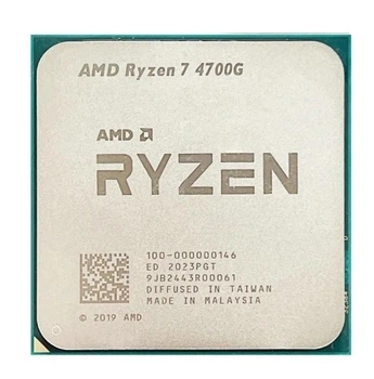 Процессор (AM4) Ryzen 7 4700G, Tray, 8x3.6 ГГц (Turbo Boost 4.4 ГГц), Radeon Graphics, L3 8Мб AMD 000357195
