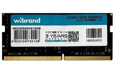 Память SO-DIMM, DDR4, 16Gb, 3200 MHz, 1.2V Wibrand (teh0033323)