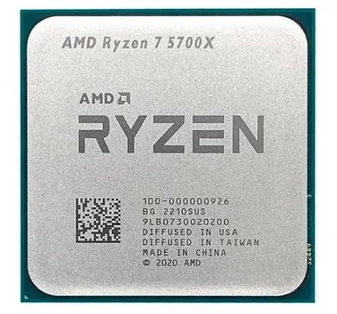 Процессор (AM4) Ryzen 7 5700X, Tray, 8x3.4 ГГц (Turbo Boost 4.6 ГГц), L3 32Мб, Vermeer (Zen 3) AMD 000357173