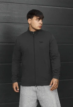Олимпийка мужская стаф темно-серая с логотипом спортивная Staff sp logo dark gray M (404592)
