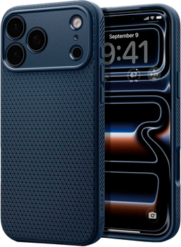 Панель Spigen Liquid Air для Apple iPhone 18 Pro / 17 Pro Navy Blue (8800337252767)