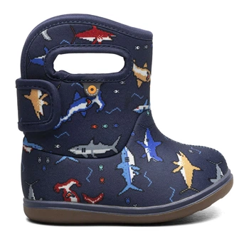 Сапоги Bogs Baby Pixel Shark Blue, цвет синий, размер 26 (263.73412I.492)