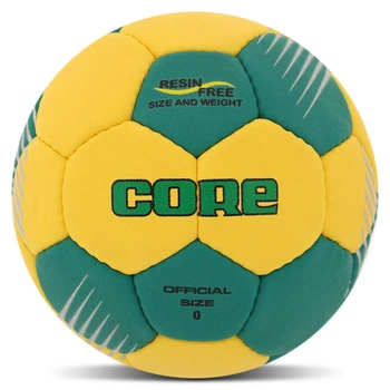 Мяч гандбольный детский размер №0 Core Official 7571-0 Yellow-Green
