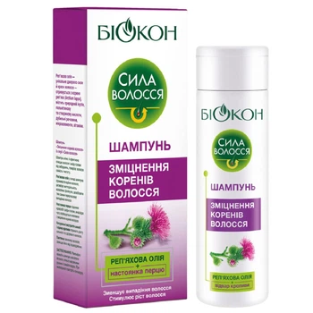 Шампунь Биокон Сила Волос укрепление корней волос 215 мл