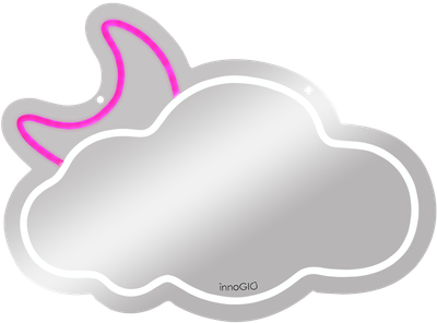 Lusterko kosmetyczne Innogio GIOperfect Vibes Cloud GIO-759C