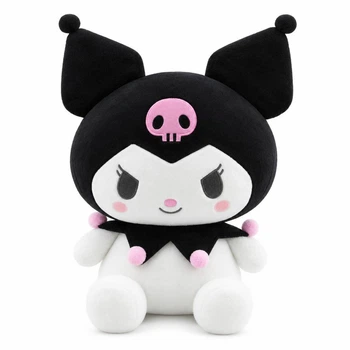 Плюшевая игрушка Хеллоу Китти Куроми, розовая, аниме Kuromi Hello Kitty, 25 см