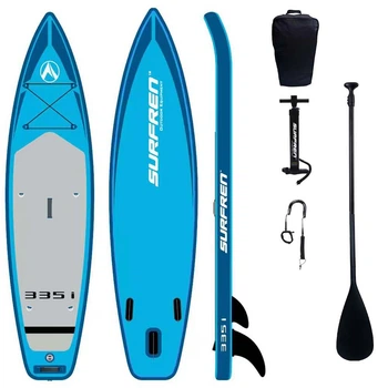Двухслойная надувная туринговая SUP доска сапборд SurfRen 335i 11.0"