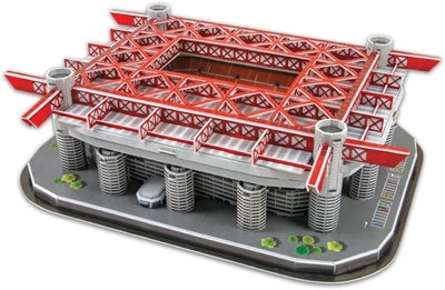 3D пазл-конструктор объёмный картонный san siro стадион милана и интера 34х26х10 см 193 деталей от 3 лет TAV-6766018