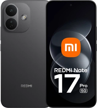 Smartfon Xiaomi Redmi Note 17 Pro 5G 6/256GB Black (MZB0OVIEU)