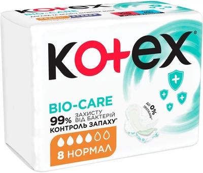 Прокладки гигиенические Kotex Bio-Care Normal, 8 шт
