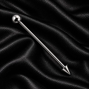 Серьга штанга для индастриал Asteel шарик конус 4 мм длина 36 мм