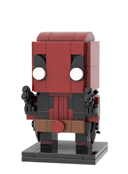 Конструктор MOOXI Brick Headz: Marvel Deadpool (133 детали)