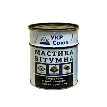 Мастика бітумна гідроізоляційна 3.5 кг УХС