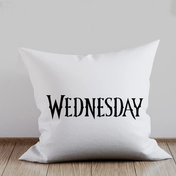 Подушка з принтом Wednesday"/Подушка Wednesday