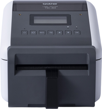 Принтер етикеток Brother TD-4D White/Grey (TD4555DNWBFCZ1)