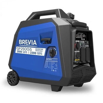 Генератор бензиновый инверторный 2,3 кВт BREVIA с системой AVR 230В чистая синусоида (GP2500iS)