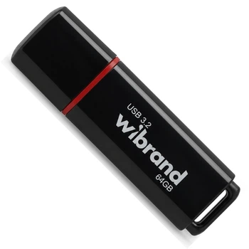 Флеш-память USB Wibrand Scarab 64GB USB 3.2 Gen1 Black (WI3.2/SC64P11B)