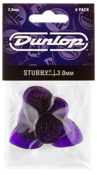 Медіатори Dunlop 474P3.0 Stubby Jazz Player's Pack 3.0 mm (6 шт.)