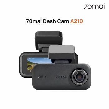 Автомобільний відеореєстратор комплект Xiaomi 70mai Dash Cam A210 Global (керування зі смартфону)