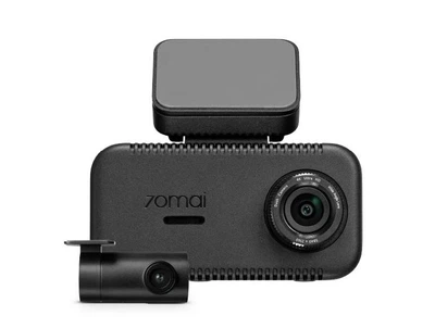 Автомобильный видеорегистратор комплект Xiaomi 70mai Dash Cam A810 Lite 4K Global + задняя камера Rear Cam RC21 (управление со смартфона)