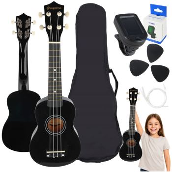 Ukulele Suprimo UK21 SET BK